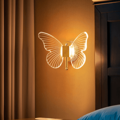 Linha de iluminação Butterfly - metal & led acrílico