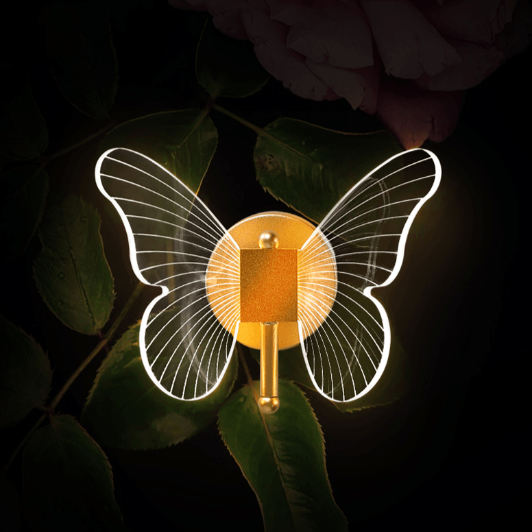 Linha de iluminação Butterfly - metal & led acrílico