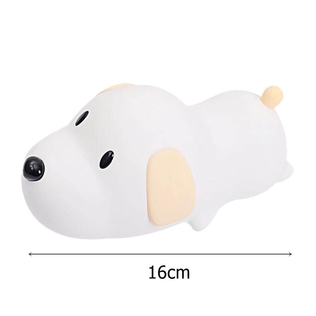 Luminária Infantil em Silicone Cachorrinho Preguiçoso