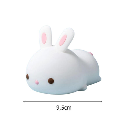 Luminária Infantil em Silicone Coelhinho Fofo