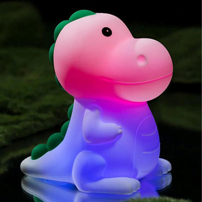 Luminária Infantil em Silicone Dino