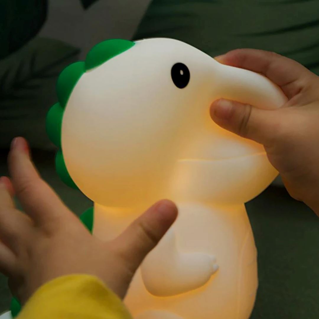 Luminária Infantil em Silicone Dino