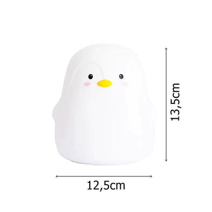 Luminária Infantil em Silicone Pinguim