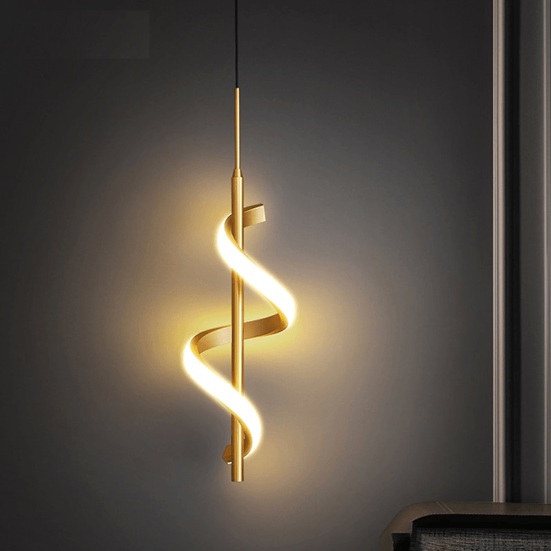 Pendentes & Arandelas Curvas em led - design moderno