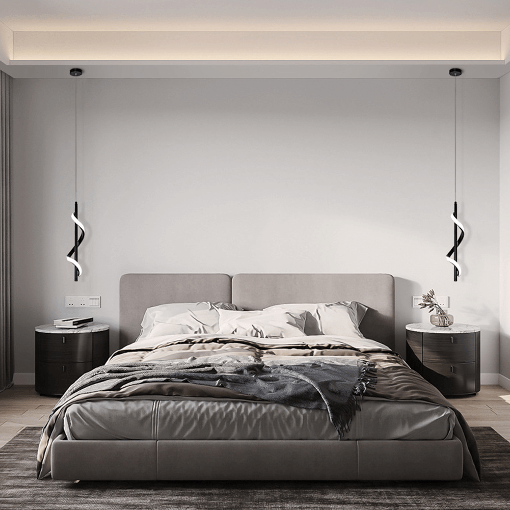 Pendentes & Arandelas Curvas em led - design moderno